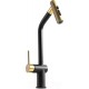 Смеситель ZorG ZRN 980154 Gunblack Gold