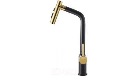Смеситель ZorG ZRN 980154 Gunblack Gold 